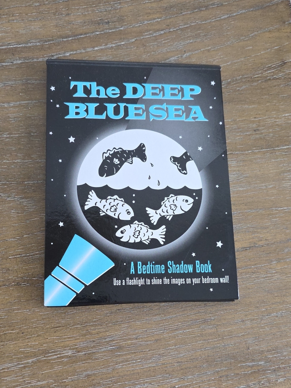 The Deep Blue Sea Bedtime Shadow Book - Blue & Black